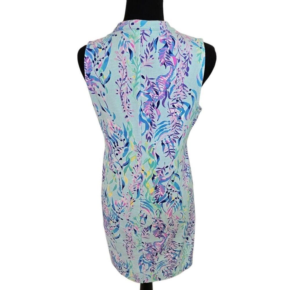 Lilly Pulitzer Womens Seahorse Print Sherryn Shift Dress Multicolor Size Small - Picture 4 of 10